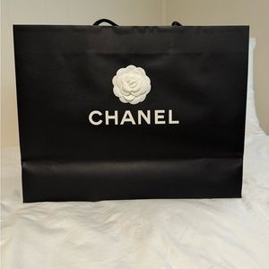 Authentic Chanel Empty Shopping Bag